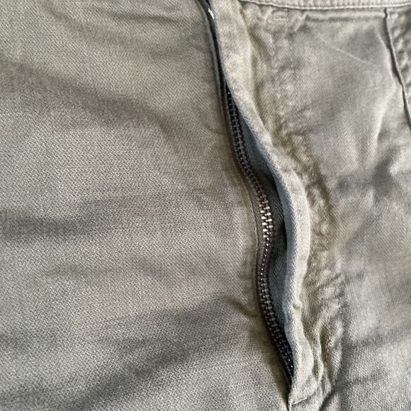 Banana‎ Republic army green canvas straight Mini skirt 12 Cargo Utility Cotton - Picture 4 of 7